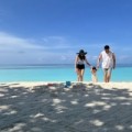 姜宇星妻子晒在马尔代夫游玩的照片： 就让时光虚度